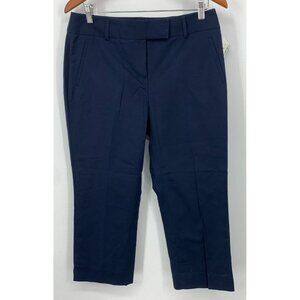 Charter Club Pants Size 8P 8 Petite Midnight Navy Classic Fit Office Women New